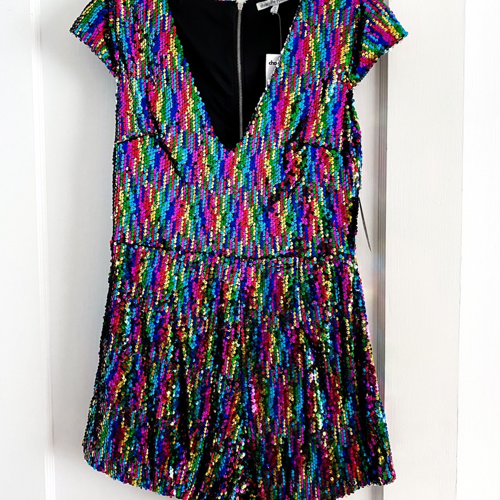 CHARLOTTE RUSSE SEQUIN ROMPER